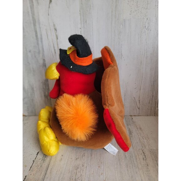 Vintage plush Pilgrim turkey thanksgiving home decor - Picture 5 of 8
